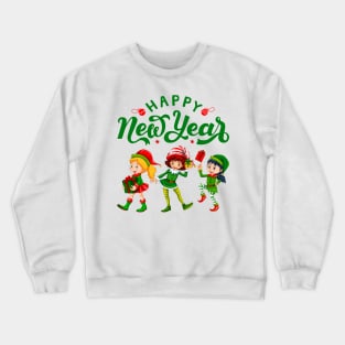 Cheers to New Beginnings: Happy New Year Tee Crewneck Sweatshirt